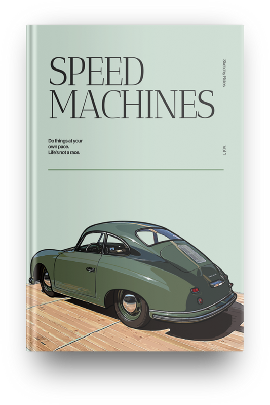 Libro para colorear Speed ​​Machines Vol 1